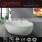 oval shape soaking bathtub acrylic free standing bath tub