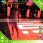 DMX full color interactive led dance floor/portable led dance floors for sale