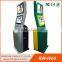 customizable dual screen keyboard cash payment kiosk machine