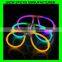 mini glow stick light glow eyeglasses in plastic tube , glow stick glasses