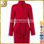 RED panel detail woman trench coat