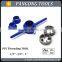 6PC Plastic pipe tube NPT die set pipe threading tools PVC thread maker