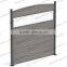 Wood Plastic Fence/Enclosure Wall 1.8m/2.0m/fence/wood/plastic/figured/arc top rail
