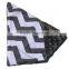 2016 High Quality 100% Cotton Infant Grey Organic Cotton Bandana Baby Bib