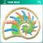 Fan-Shaped Tropical Fish Iron-on Embroidery Custom Patches