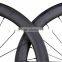New Carbon Road Wheelset 50mm Tubular/Clincher Road Bike Carbon Tubular Wheels/Rims, UD Matt/Glossy