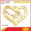 Custom regional feature and theme heart shape metal decoration