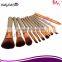 12pcs Naked make up brushes professional manufacturers china