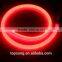 Pretty red round led neon flex 100 led 24v