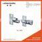 T shape decorative shelf support brackets glass holding clips