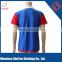 color combination polo t-shirt with custom embroidery logo