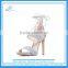 Trendy stiletto sandals high heel pretty sandals strap sandals