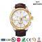 Luxury steel quartz chronograph watch for men