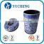Chinese wholasale custom round shape double-lids metal tin can