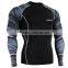 custom sublimation new style long sleeve compression shirt