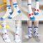 Winter or utumn leisure cotton socks trendy apple umbrella multi funny pattern socks knitting pattern 5 toe cotton socks