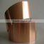 1mm C10200 C11000 Golden Bilateral Conductive Copper foil used for cable shielding