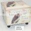 Household decorative leather storage stool