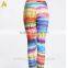 Women stretch High definition 7 colors printing tight leggings