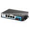 OEM 4 port poe switch with 1 single mode single fiber optic uplink