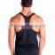 Daijun OEM high quality any colour avaliable 180g custom black cotton wholesale bodybuilding stringer tank top
