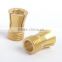 custom nickel plating brass external thread nut