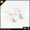 Boho 18K Gold Color Earring,Fashion Turquoise Stone Alloy Drop Earring,Stone Rivet Earring