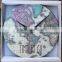 16 Inch High Quality and Big Size Home Decoration MDF Map Wall Clock