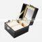 Sewing pu Leather Watch Box