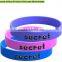 Custom Logo Silicone Rubber Kids Bracelet