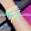 Silicone Bracelet With Silk Screen Printing Logo For Sales