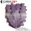 CHINAZP Factory Wholesale Top Dyed Lilac and Grey Curled Goose Feathers Pad Plume Craft for Hair Accessories
