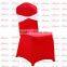 Polyester nylon lycra spandex chair cover wedding banquet chair cover with butterfly