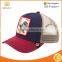 custom cute mesh baseball hat with logo patch