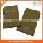 custom logo print kraft paper cover notebook with sticky note and pen