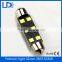 Festoon led Panel Light 6 SMD 2835 LED 41mm Car Reading Interior Map Roof light 12V white Car Dome Led Light
