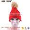 fashion lady hat/girls knitted winter hats/cute beanies for girls