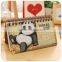 2016 Cute Planner Notebook Printed Paper Cover Spiral Organizer Notebooks