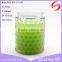 Glass candle jar with lifting