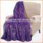 New Fashion Air Brushed Faux Fur Bed Couch Cover Throw Blanket, 60 by 70"