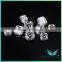 Hot sale moissanite loose stones accsher cut best price for engagement rings