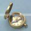 NAUTICAL BRASS ROUND SUNDIAL COMPASS , Brass Sundial Compass , Brass Pocket compass