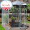 HT DK 6/10 pet products cheap chain link dog kennel / large welded dog run house / outdoor metal dogs house factory direct