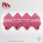 TPU ear tag for sheep in peach red 32*32 mm