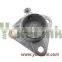 Pole plate for sidewalk guying fixture for 2 pipe