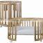 Fashion Model 5 in 1 Wooden Round Baby Cot Baby Crib