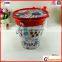 wholesale tin metal candy pail with handle