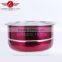 colorful red stainless steel steam steel lids stockpot