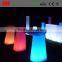 Plastic fashional LED Bar Table Customized New moulds PE material furniturer