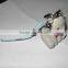 Keyring With Polyresin Mascot Decoration